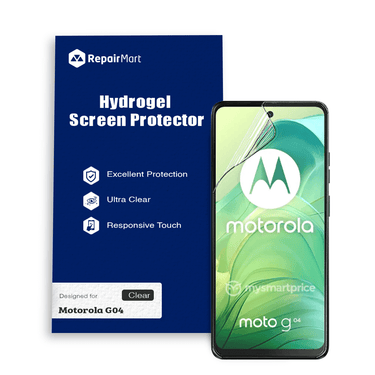 Motorola G04 Compatible Premium Hydrogel Screen Protector With Full Coverage Ultra HD
